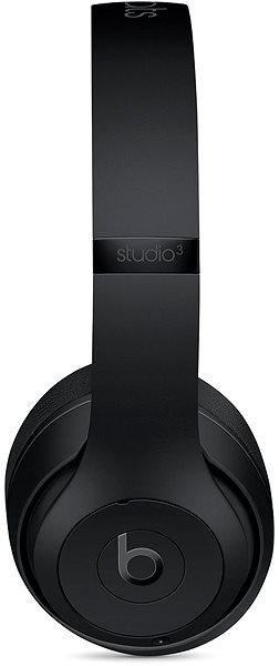 Bezdrátová sluchátka Beats Studio3 Wireless - matná černá Boční pohled