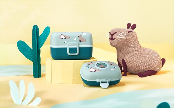 Snack Box MonBento Snack box for children Tresor Blue Capy, blue ...