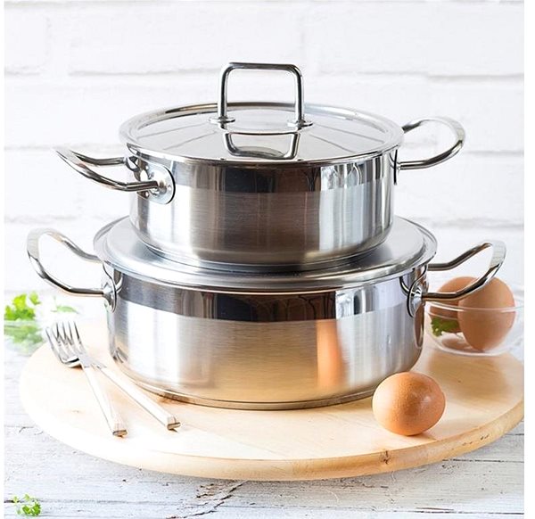 Pot Monix Professional stainless steel casserole 2,5l ...