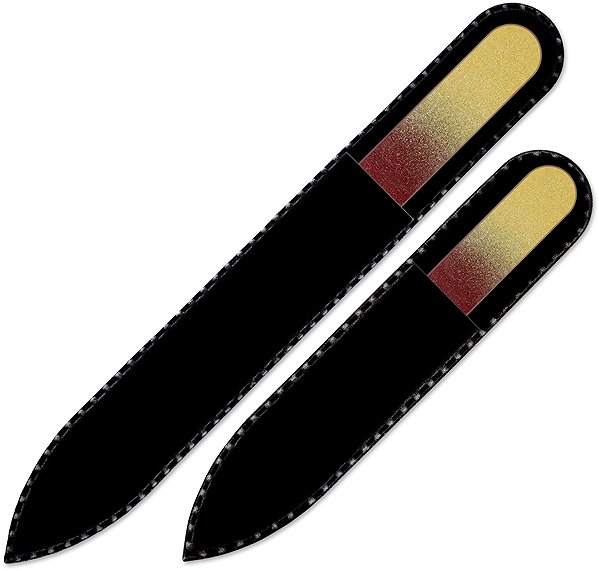 Mont Bleu R-MS02 set of 2 coloured glass nail files.