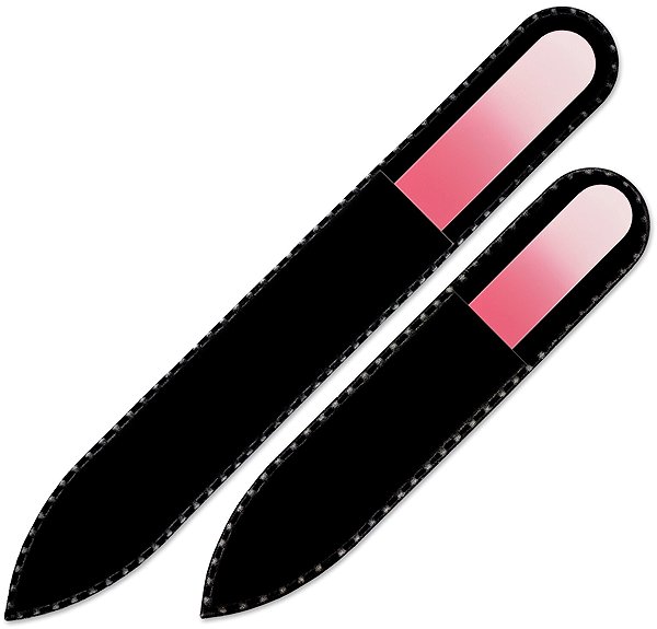 Mont Bleu R-MS07 set of 2 coloured glass nail files.