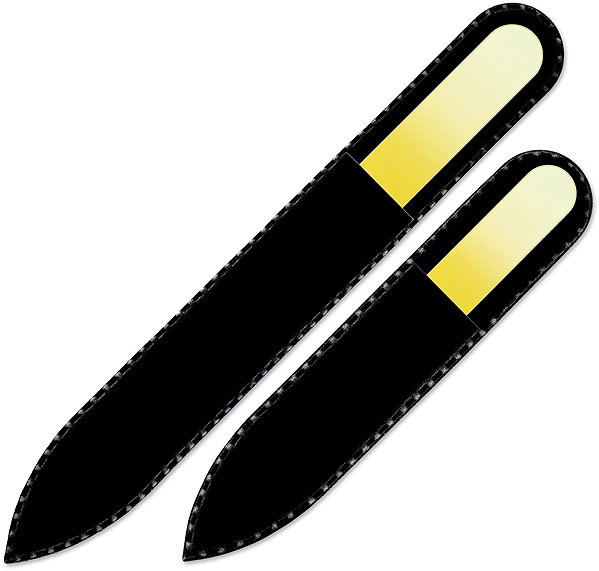 Mont Bleu R-MS13 Set of 2 coloured glass nail files.