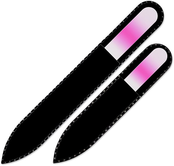 Mont Bleu R-MS23 set of 2 coloured glass files.