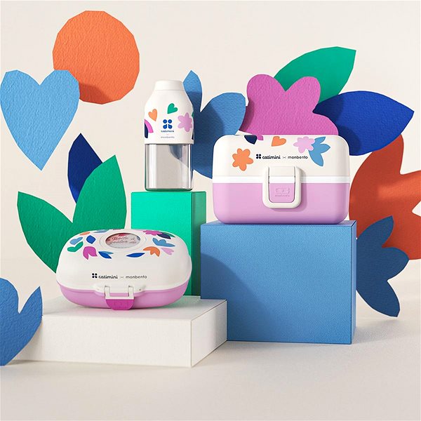 Snack Box MonBento School Snack Box Tresor Paper Cut, cream-pink ...
