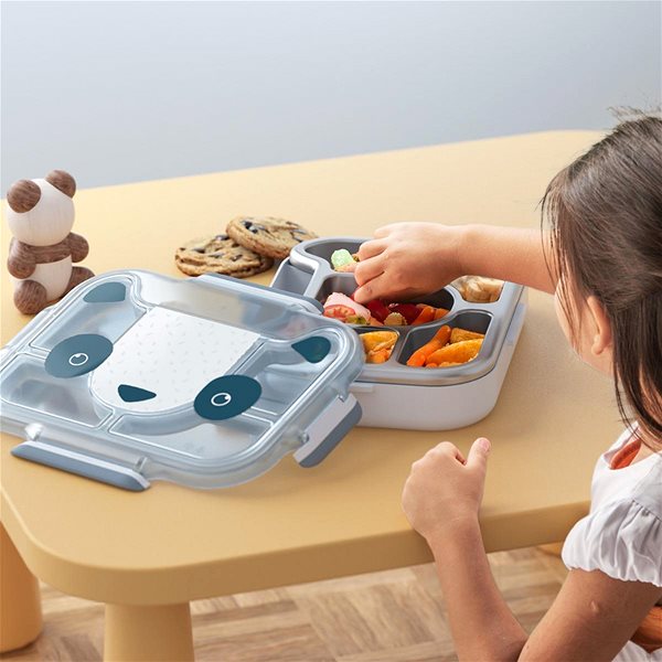 Snack Box MonBento Kids snack box Wonder Blue Panda ...