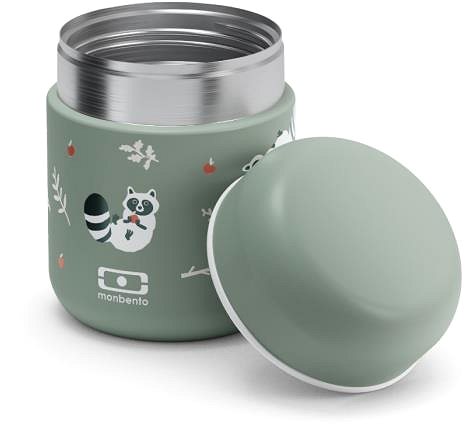 Snack Box MonBento Thermobox for snacks Capsule Graphic Racoon ...
