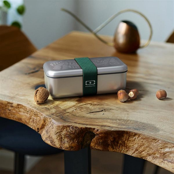 Snack Box MonBento Stainless steel snack box Sense Canyon Graphic Jungle ...