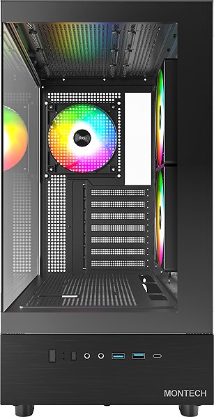 Számítógépház Montech DX Black ...