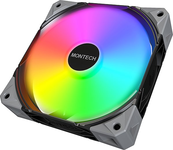 PC Fan Montech E28 ARGB Black ...