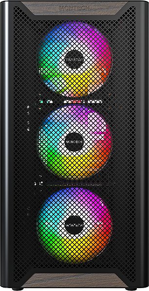 PC Case Montech XR WOOD Black ...