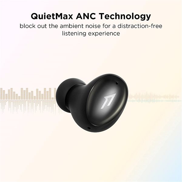 Vezeték nélküli fül-/fejhallgató 1More ColorBuds 2, fekete ...