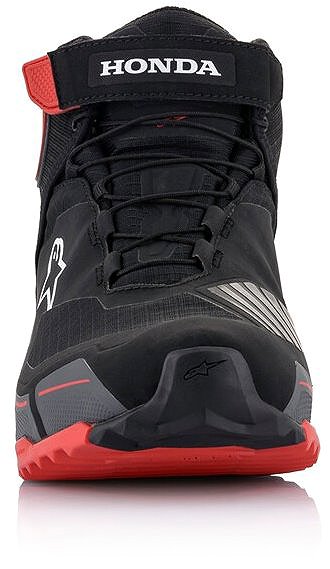 ALPINESTARS CR-X DRYSTAR HONDA collection motorcycle boots, black/red/grey, 2025, size 42.