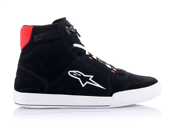 Motoros csizma ALPINESTARS CHROME, fekete/fehér/piros, 2025, mérete 48 ...