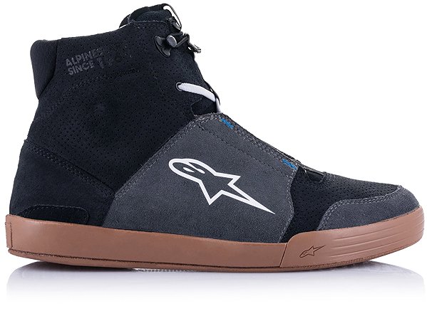 Motoros csizma ALPINESTARS CHROME, fekete/szürke/barna/kék, 2025, mérete 42 ...