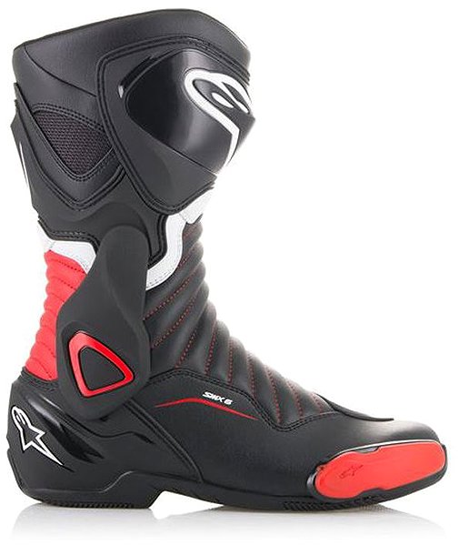 Topánky na motorku ALPINESTARS topánky S-MX 6, čierne/červené, 2024, veľ. 36 ...