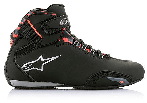 Motoros csizma ALPINESTARS SEKTOR WATERPROOF csizma, fekete/piros/szürke/camo, 2025, 41-es méret ...