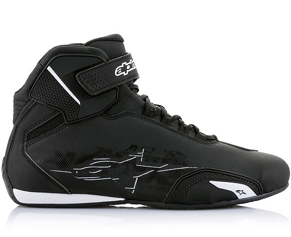 Motoros csizma ALPINESTARS SEKTOR, fekete / fehér, 2025, 43 ...