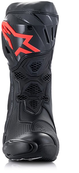 Motoros csizma ALPINESTARS SUPERTECH R, fekete/fehér/piros fluo/sárga fluo, 2025, 40-es méret ...