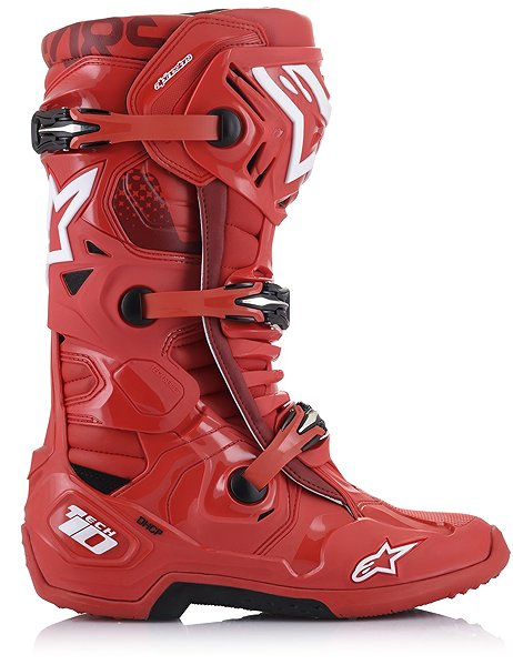 Motoros csizma Alpinestars TECH 10 Csizma, piros, 2025, mérete 43 ...