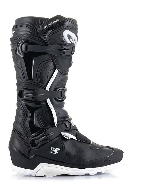 Topánky na motorku ALPINESTARS topánky TECH 3 Enduro WATERPROOF, čierne/biele, 2025, veľ. 44,5 ...
