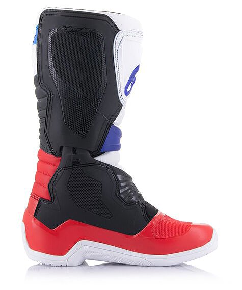 Motoros csizma ALPINESTARS TECH 3, fehér/fekete/kék/piros, 2025, mérete 43 ...