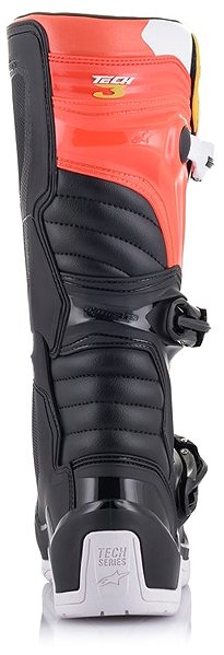 Boty na motorku ALPINESTARS boty TECH 3, černé/bílé/červené/žluté fluo, vel. 39 ...