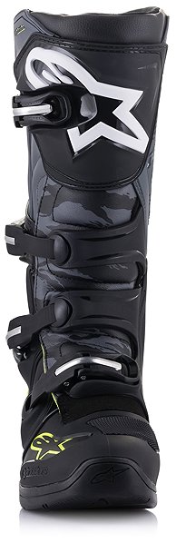 ALPINESTARS TECH 5 boots, black/grey/fluo yellow, 2025, size 42.