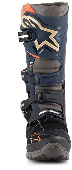 Motoros csizma ALPINESTARS TECH 7 Enduro DRYSTAR, kék/szürke/narancs/fekete, 2025, 42-es méret ...