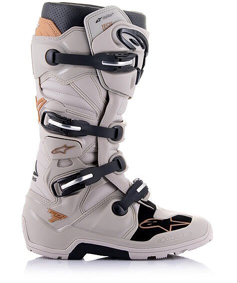 Topánky na motorku ALPINESTARS topánky TECH 7 Enduro DRYSTAR, piesková/čierna, 2025, veľ. 47 ...