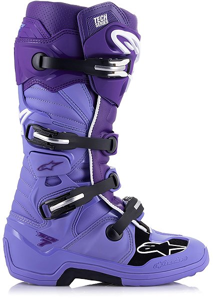 Boty na motorku ALPINESTARS boty TECH 7, fialové/bílé/černé, 2024, vel. 38 ...