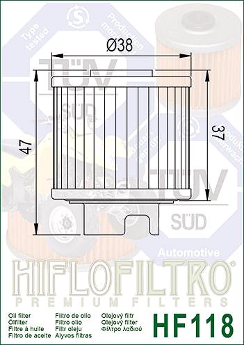 Olejový filter HIFLOFILTRO HF118 ...