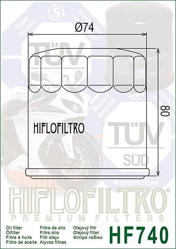 Olejový filter HIFLOFILTRO HF740 ...