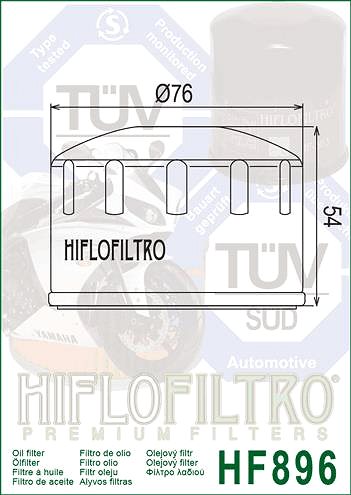 Olejový filter HIFLOFILTRO HF896 ...