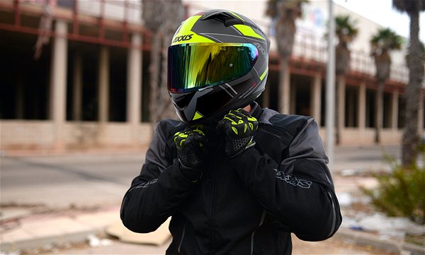 Prilba na motorku Axxis GP Racer SV Fiber Tech Integrálna prilba matná fluo žltá XS Lifestyle
