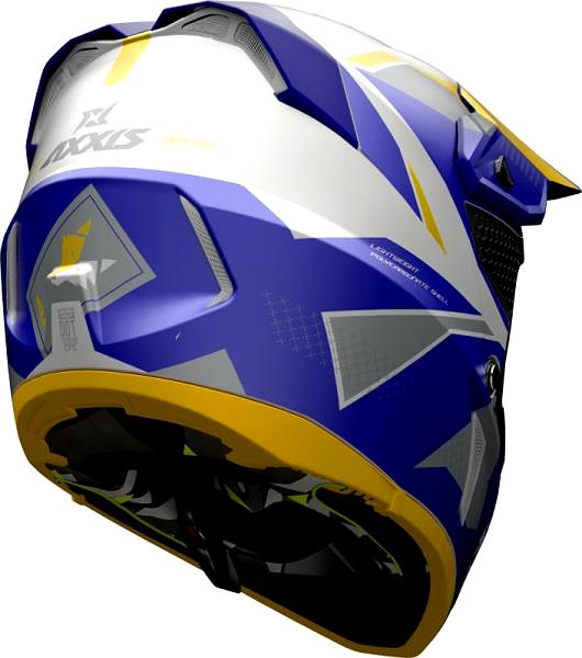 Prilba na motorku Axxis Wolf Bandit c3 Matt Yellow motokrosová prilba XS ...