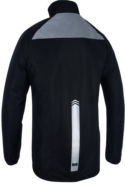 Bunda na motorku Oxford Endeavour Waterproof, černá/šedá reflexní, L ...