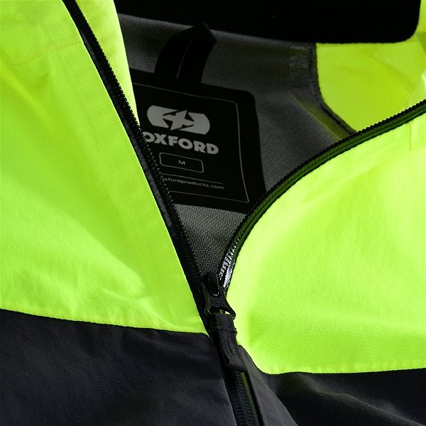 Motorkárska bunda Oxford Rain Seal Pro Advanced, sivá/čierna/žltá fluo, M ...