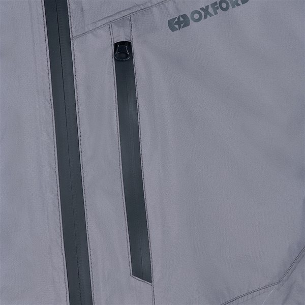 Motoros kabát OXFORD Venture Waterproof Advanced, szürke/fekete, XL ...