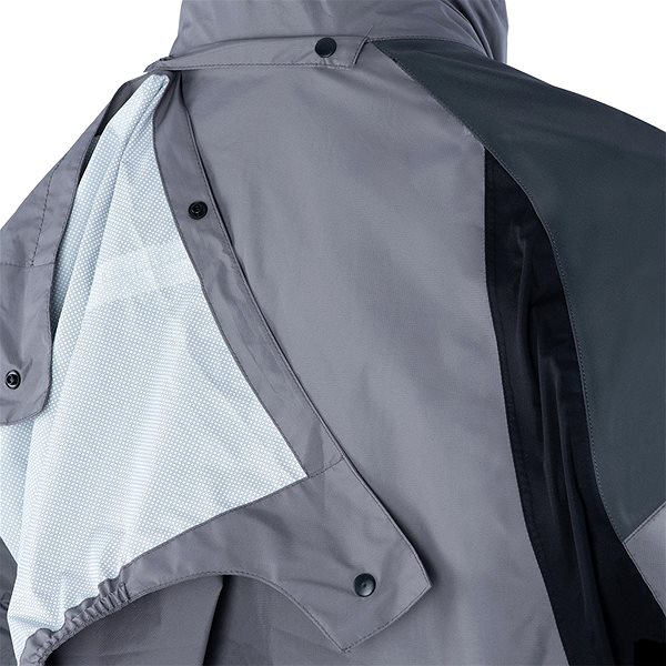Motoros kabát OXFORD Venture Waterproof Advanced, szürke/fekete, XL ...