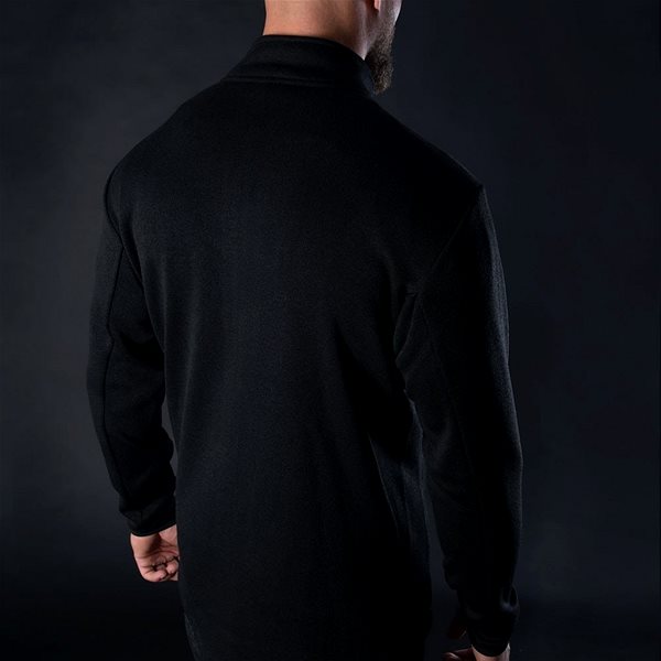 Motorkárska bunda Oxford Advanced Fleece Advanced termovložka, čierna, 2XL ...