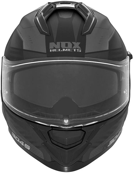 Motoros sisak NOX N304S CARVER 2025 Bukósisak, matt fekete/ titán, mérete 2XL ...