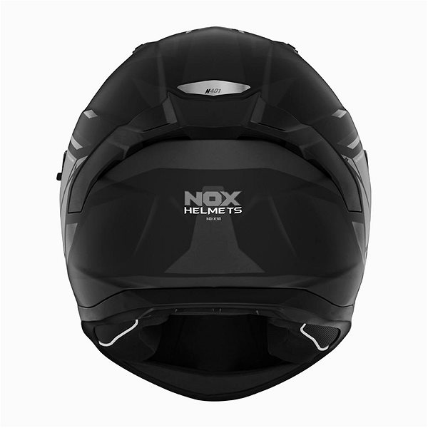 Prilba na motorku NOX N401 Xeno 2024, čierna matná, titánová, veľkosť L ...