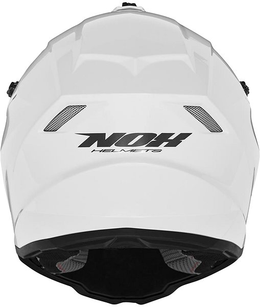 Prilba na motorku NOX N761 MX 2024, detská, biela, veľkosť M ...