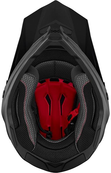 NOX N761 MX 2024 children's motorcycle helmet, matt black, size M.