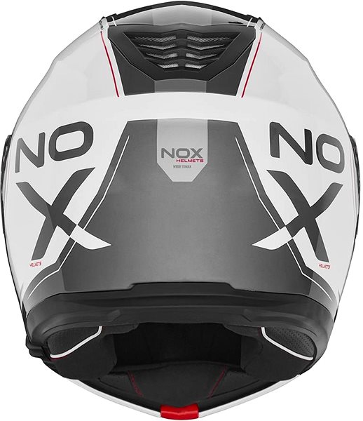 Helma na motorku NOX N968 Tomak 2024, bílá, černá, velikost XS ...