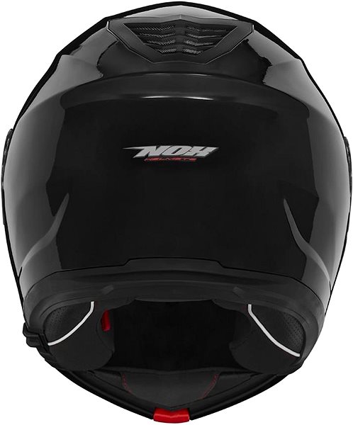 NOX N968 helmet (gloss black, size L) 2025 motorcycle helmet.