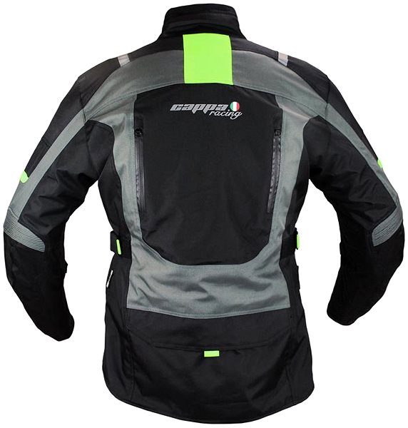 Cappa Racing Fiorano women's motorcycle jacket, black, size XL