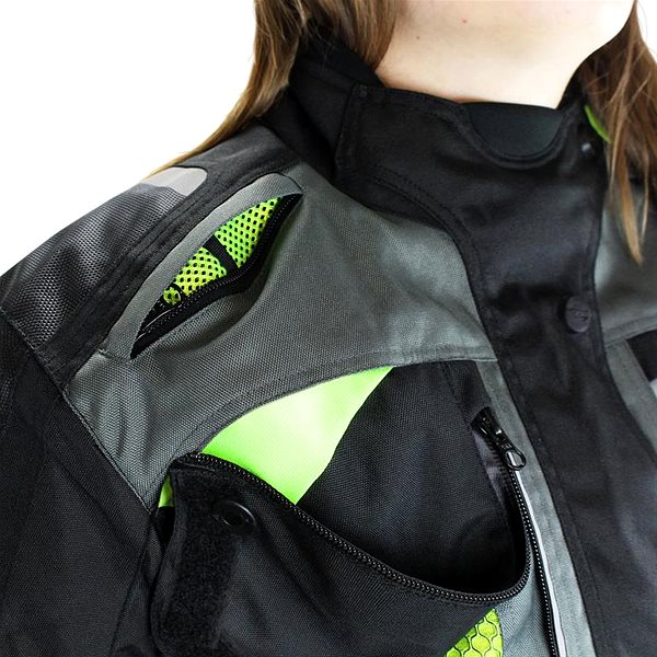Cappa Racing Fiorano women's motorcycle jacket, black, size XL
