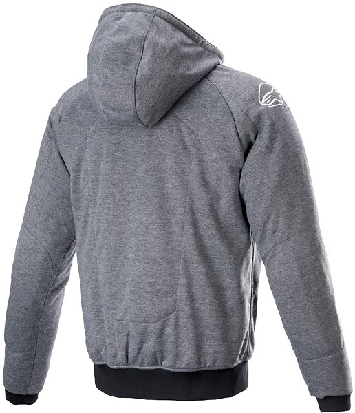 Motoros kabát Alpinestars Chrome Ignition Hoodies szürke/fehér/fekete/piros, 2024 ...