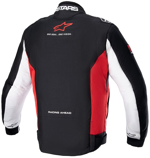 ALPINESTARS MONZA SPORTS motorcycle jacket, black/red/white, 2024, size M.